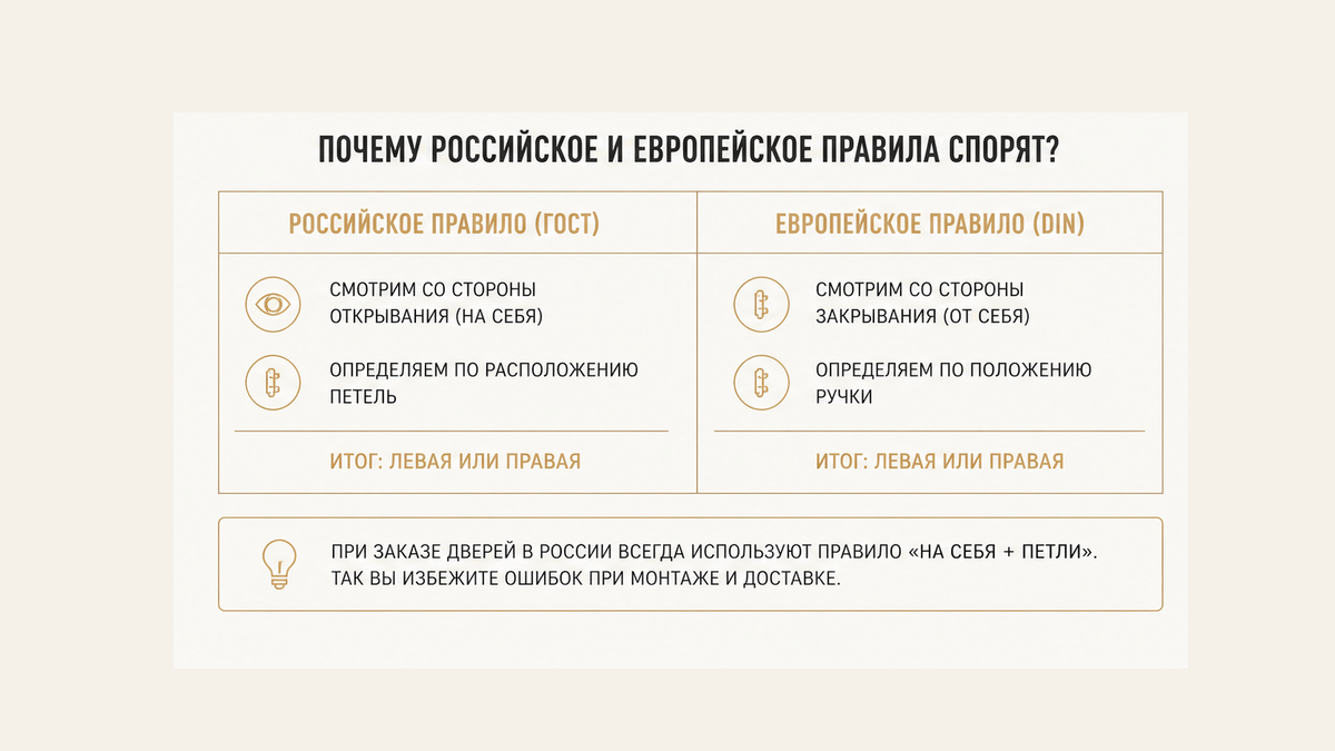 Схема: почему российское и европейское правила стороны двери спорят